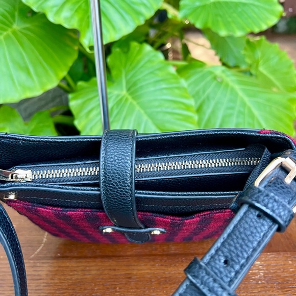 Charlie Paige Crossbody - Plaid, Red -EUC - Picture 8 of 8